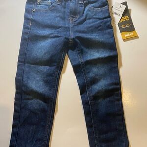 Toddler Lee Adjustable Waist Denim Union Made Jeans Unisex Kids 3T Vintage NWT
